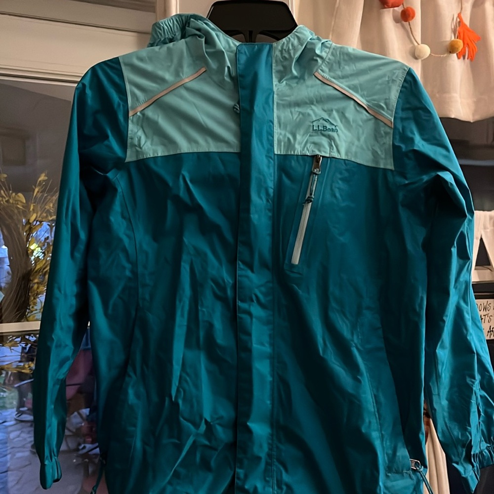 LL Bean youth rain jacket